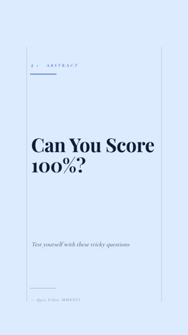 Academic · Glacier hook quiz video template preview
