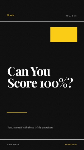 Agency · Obsidian hook quiz video template preview