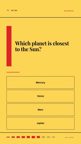 Agency · Pop quiz video template preview