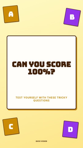 ABC · Butter Blocks hook quiz video template preview