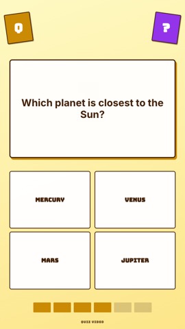 ABC · Butter Blocks quiz video template preview