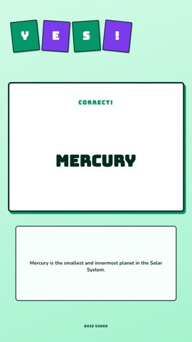 ABC · Mint Cubes answer quiz video template preview
