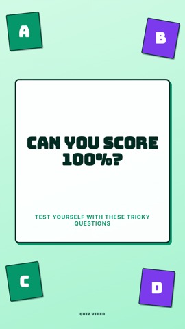 ABC · Mint Cubes hook quiz video template preview