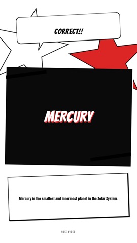 Anime · Noir answer quiz video template preview