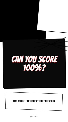 Anime · Noir hook quiz video template preview