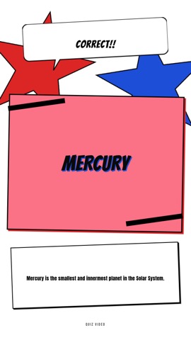 Anime · Pop Art answer quiz video template preview