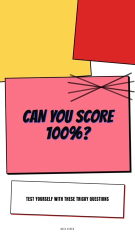 Anime · Pop Art hook quiz video template preview