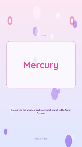 Baby · Cotton answer quiz video template preview