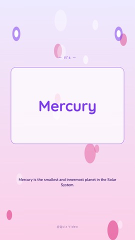 Baby · Lavender answer quiz video template preview