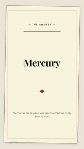 Beer Mat · Parchment answer quiz video template preview