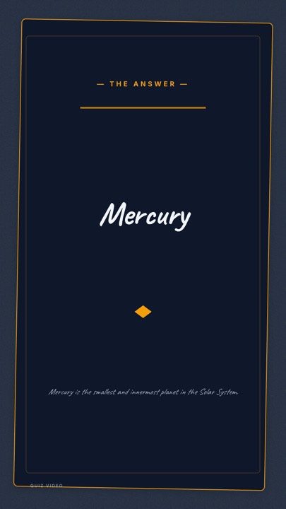 Beer Mat · Slate answer quiz video template preview