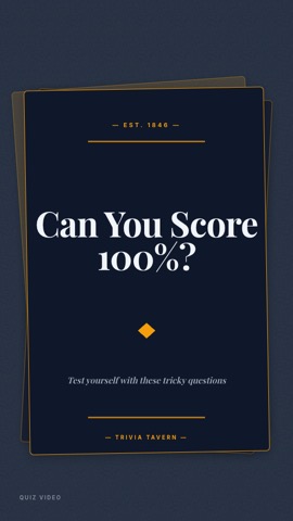 Beer Mat · Slate hook quiz video template preview