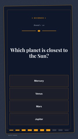 Beer Mat · Slate quiz video template preview