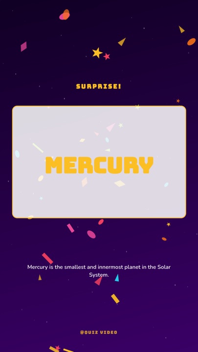 Birthday · Disco answer quiz video template preview