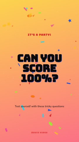 Birthday · Bash hook quiz video template preview