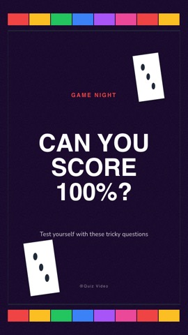 Board · Arcade hook quiz video template preview