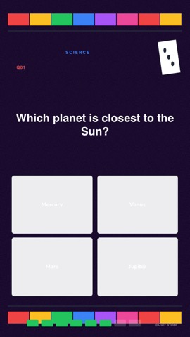 Board · Arcade quiz video template preview