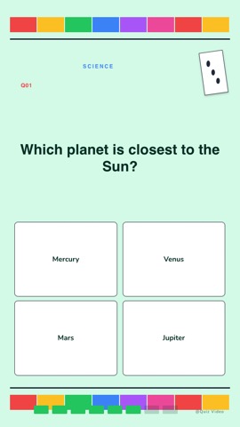 Board · Family quiz video template preview