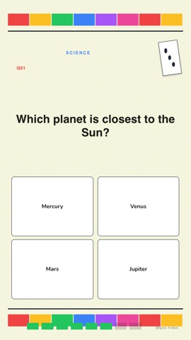 Board · Vintage quiz video template preview