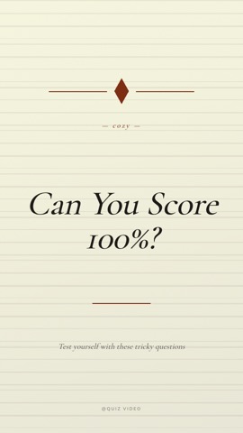 Cabin · Hearth hook quiz video template preview