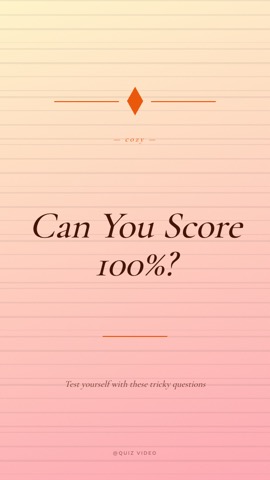 Cabin · Sunrise hook quiz video template preview