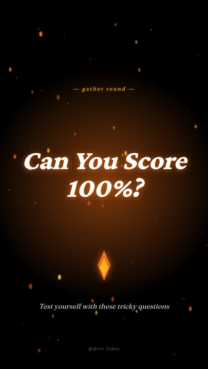 Campfire · Spook hook quiz video template preview