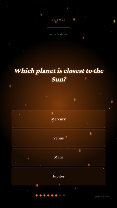 Campfire · Spook quiz video template preview