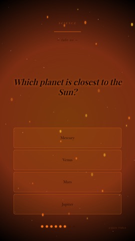 Campfire · Dusk quiz video template preview