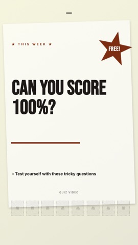 Campus · Parchment hook quiz video template preview