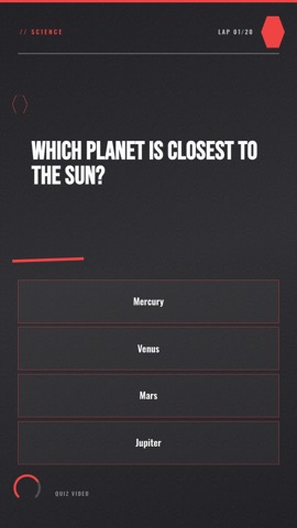 Carbon · Charcoal quiz video template preview