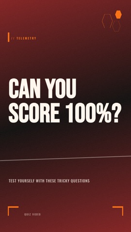 Carbon · Fire hook quiz video template preview