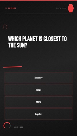Carbon · Obsidian quiz video template preview