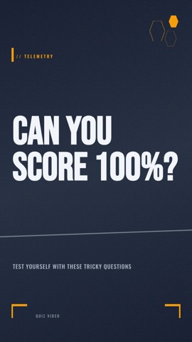 Carbon · Slate hook quiz video template preview