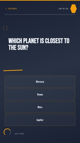 Carbon · Slate quiz video template preview