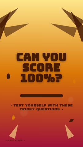 Carnival · Apricot hook quiz video template preview