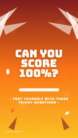 Carnival · Fire hook quiz video template preview