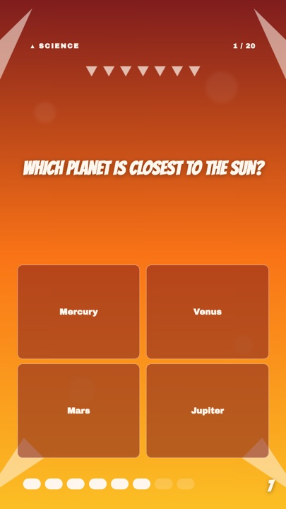 Carnival · Fire quiz video template preview