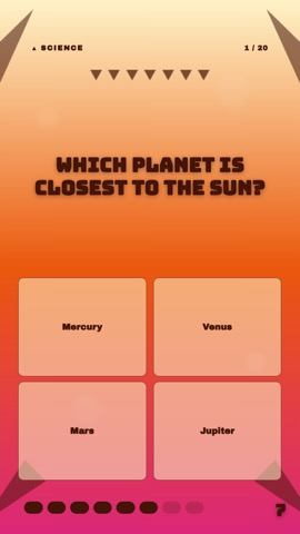 Carnival · Peach quiz video template preview
