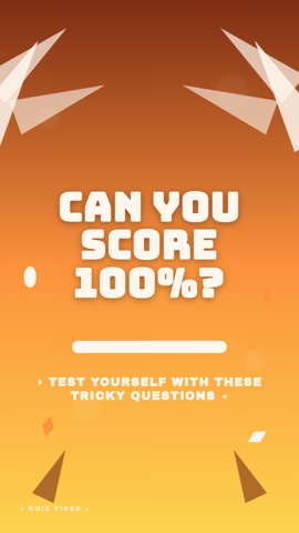 Carnival · Sunset hook quiz video template preview