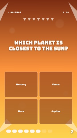 Carnival · Sunset quiz video template preview