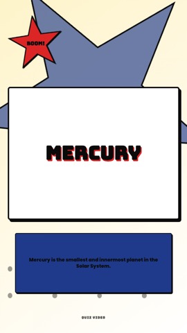 Cartoon · Comic answer quiz video template preview
