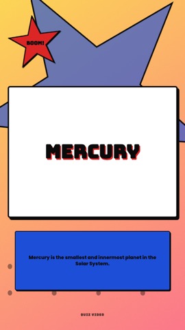 Cartoon · Saturday answer quiz video template preview