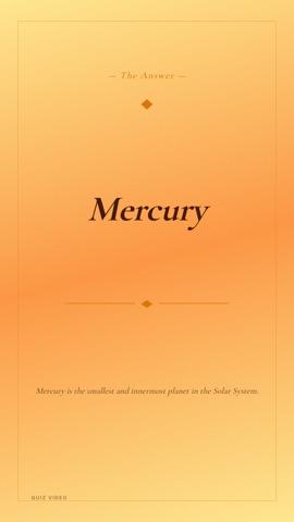 Classic Pub · Apricot answer quiz video template preview