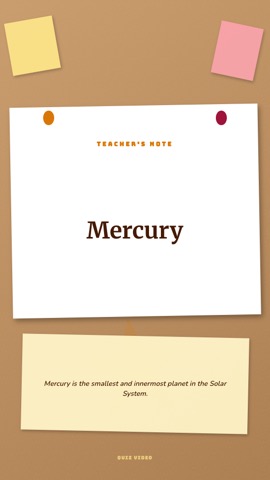 Bulletin · Apricot answer quiz video template preview