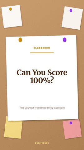 Bulletin · Butter hook quiz video template preview