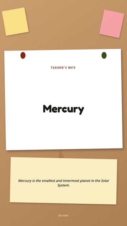 Bulletin · Cork Board answer quiz video template preview