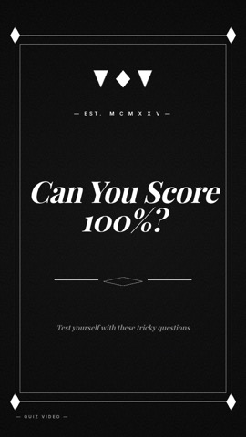 Cocktail Bar · Noir hook quiz video template preview