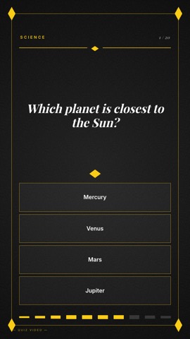 Cocktail Bar · Obsidian quiz video template preview