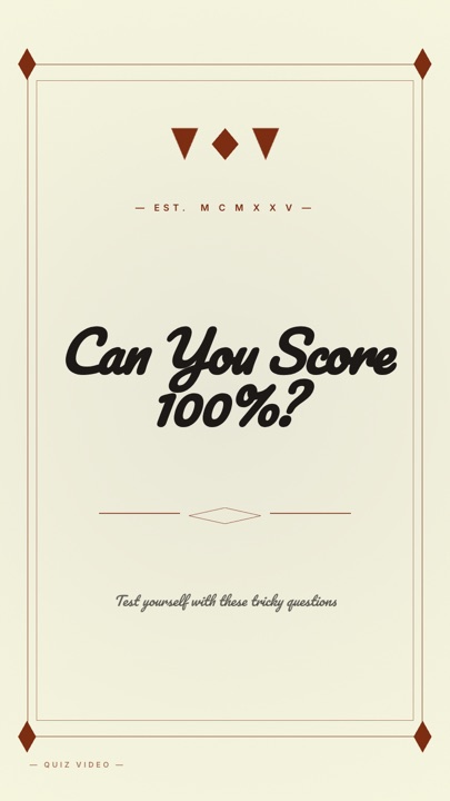 Cocktail Bar · Parchment hook quiz video template preview