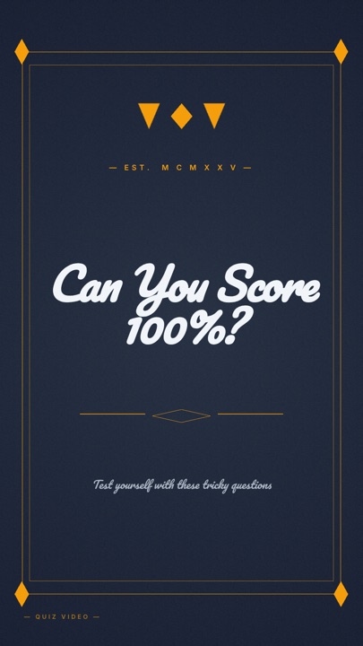 Cocktail Bar · Slate hook quiz video template preview